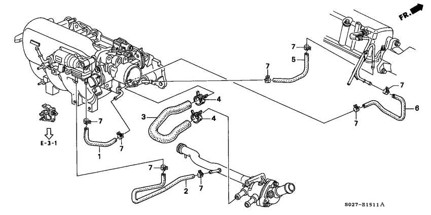 Visual Guide Honda Civic Heater Hose Diagram For 1999 Model