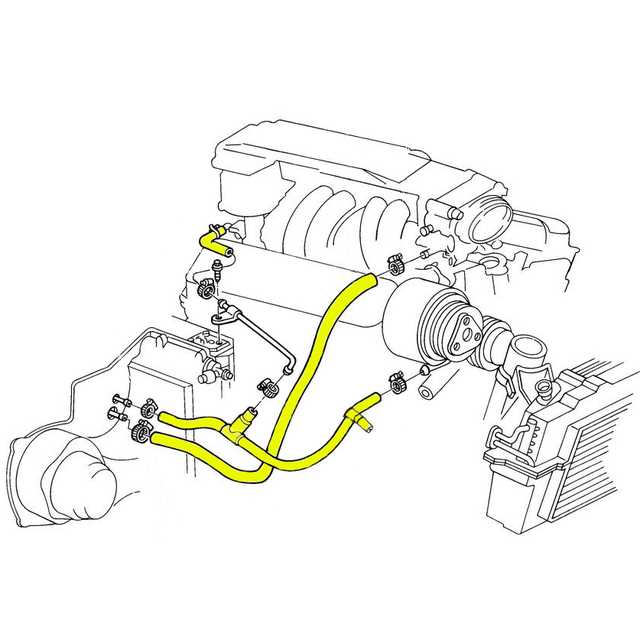 A Visual Guide To The Heater Hose Configuration In A Chevy 350 Engine