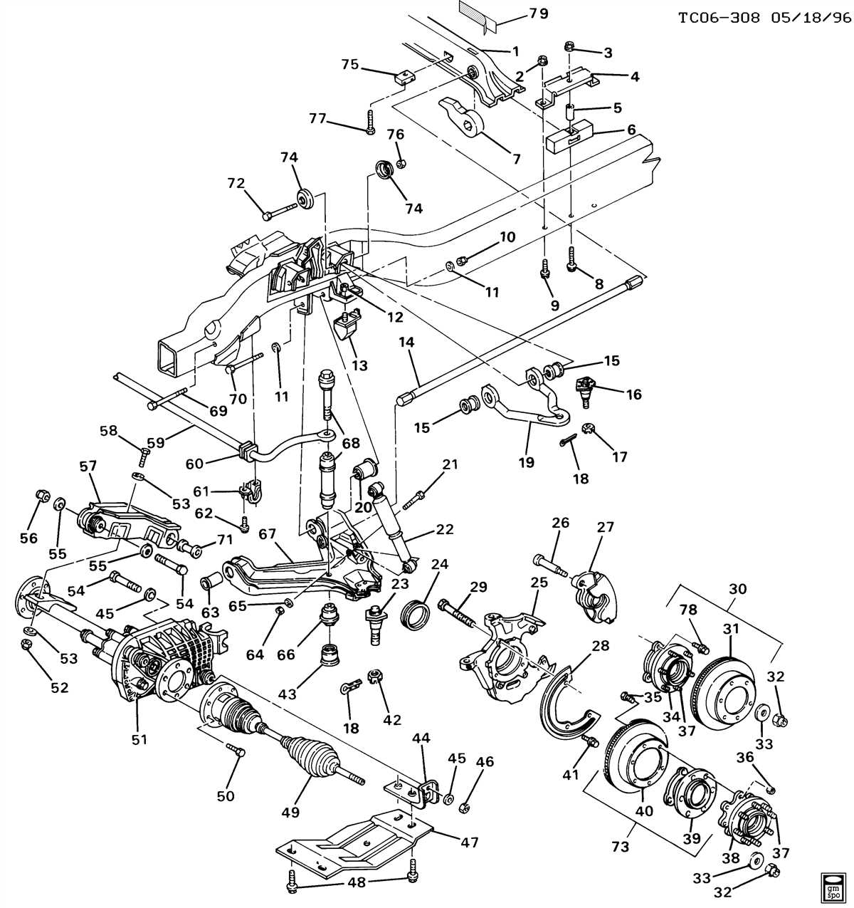 Exploring The Diagram Of Gmc Acadia S Front Suspension